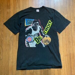 Vintage 1990s Isaiah Thomas Detroit Pistons Tee
